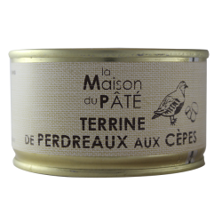 Terrine de perdreau aux cèpes 130 g