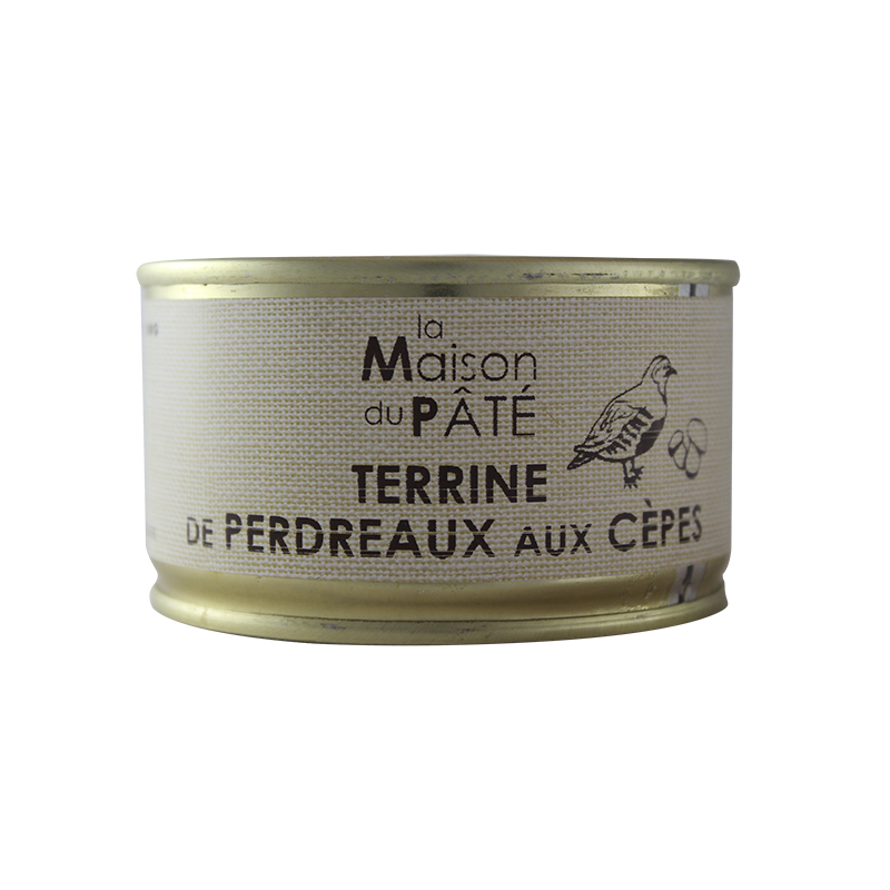 Terrine de perdreau aux cèpes 130 g