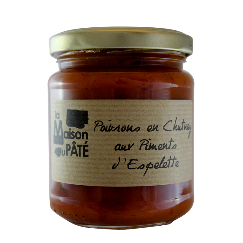 Poivron en chutney au piment espelette 210 g