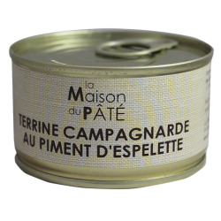 Terrine Campagnarde au Piment d'Espelette 130 g