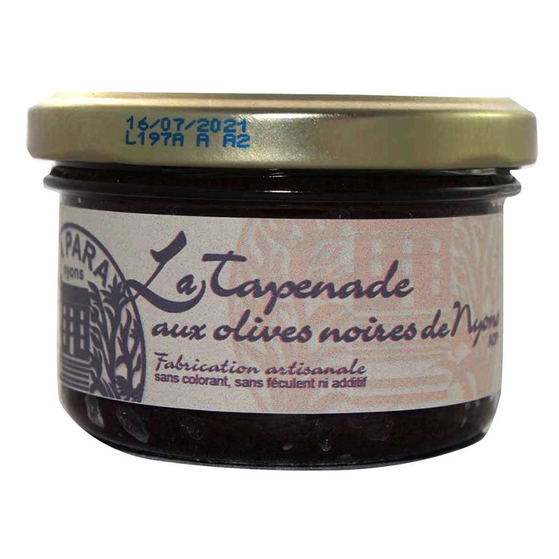 Tapenade aux Olives Noires AOP Nyons 90g