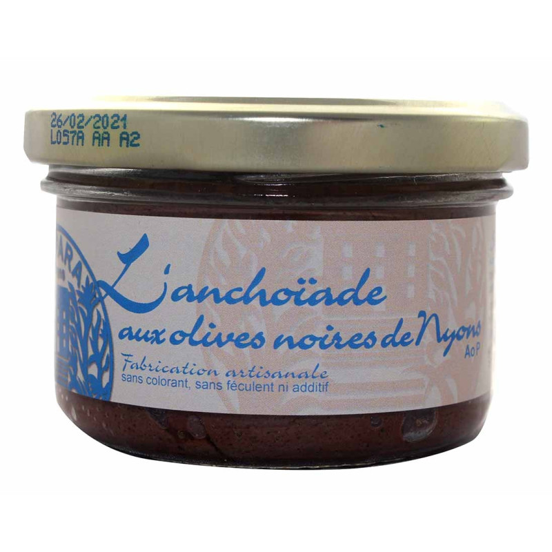 Spécialité d'Anchoïade aux Olives Noires de Nyons AOP 90g