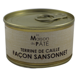 Terrine de Caille Façon Sansonnet 130g