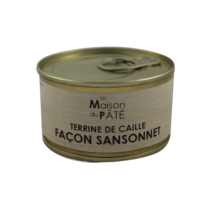 Terrine de Caille Façon Sansonnet 130g