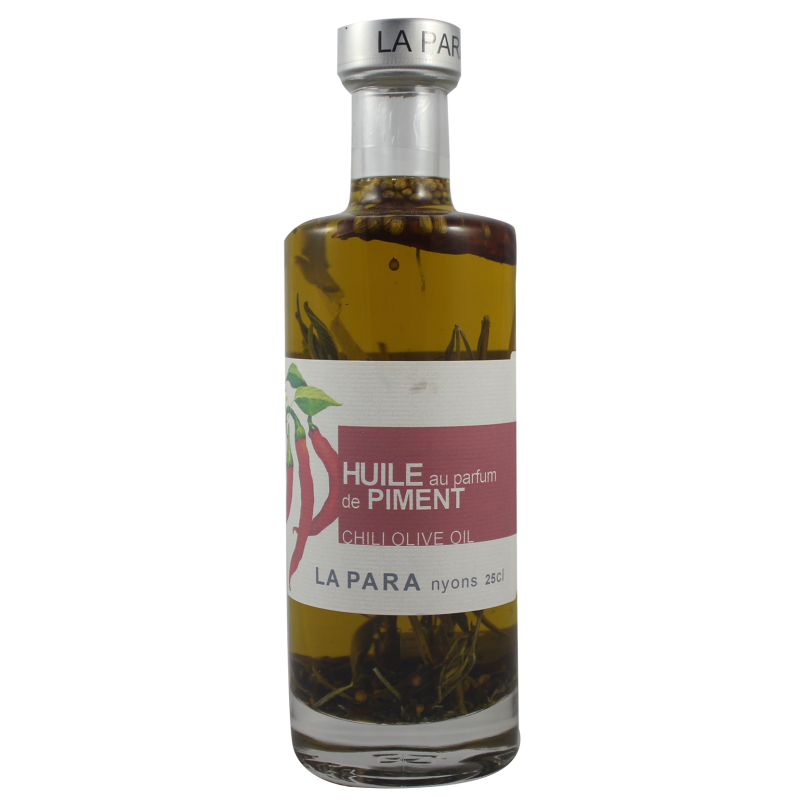 Huile d'Olive au Parfum de piments 25 cl