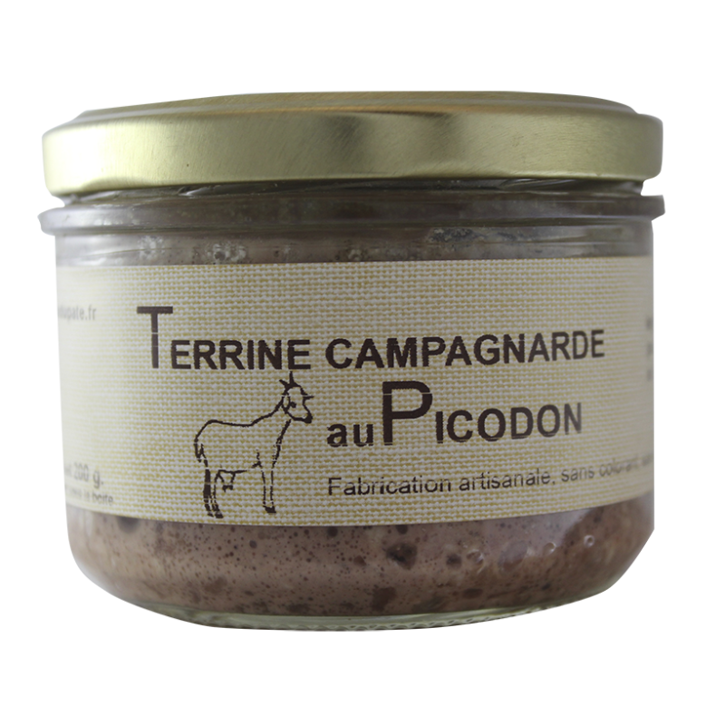 Terrine campagnarde au Picodon 200 g