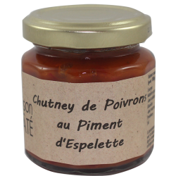 Poivron en chutney au piment espelette 110 g