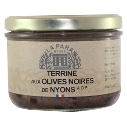 Terrine aux olives noires...